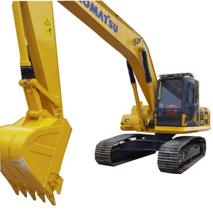 Excavadoras de movimiento de tierra Komatsu de 20 toneladas usadas, excavadora de oruga con bomba hidráulica, máquina de construcción en comercio - Product Image 1