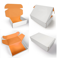 Cajas con impresión personalizada de lujo, color blanco, marrón, negro, corrugado, con logotipo