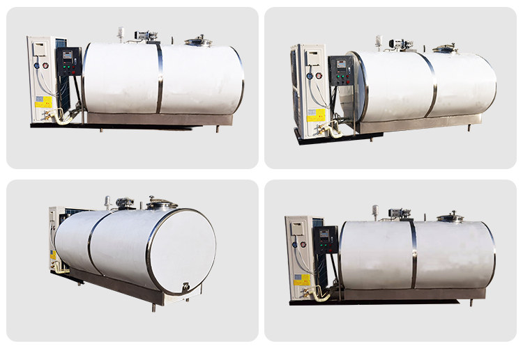 New design processing plant juice storage chiller milk cooling tank