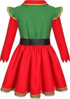 Vente en gros de robes de Nouvel An pour filles, costumes de cosplay de Noël, ensemble de Noël pour filles, vêtements de fête de carnaval pour enfants, cadeaux de Noël pour enfants