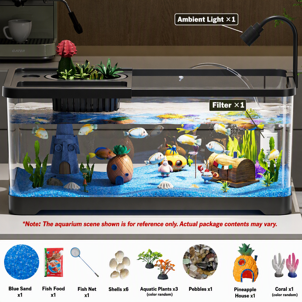 Black with lid [Luxury Pineapple House 10-Piece Set]