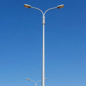 Hot Sale 6-22M Solar Steel Street <b>Light</b> Single Arm Double for Road Lighting Solar Lamp <b>Pole</b> for Urban Areas - Product Image 1