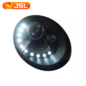 Faro Delantero Estilo Beetle 1998-2012 para Volkswagen Beetle, Faro LED con Lente de Proyector y DRL, Accesorios de Luz Alta y Baja - Product Image 2