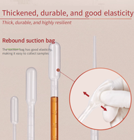 DATANG A100-3 0.2/0.5/1/2/3/5/10ml Consommables de laboratoire Micropipette en plastique jetable compte-gouttes Pipette Pasteur de transfert