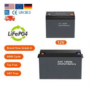 PMI Home Energy Storage <b>12V</b> 24V LiFePO4 <b>Battery</b> Smart BMS 100AH 200AH 6000 Cycles Solar <b>Battery</b> TE12100 - Product Image 1