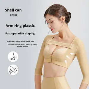 Ropa Moldeadora Postoperatoria para Brazos <span class=keywords><strong>y</strong></span> <span class=keywords><strong>Pecho</strong></span> <span class=keywords><strong>de</strong></span> Mujer con Diseño <span class=keywords><strong>de</strong></span> Mariposa, <span class=keywords><strong>de</strong></span> Nylon Sin Costuras, Reductora, Adelgazante, con Soporte <span class=keywords><strong>y</strong></span> Levantamiento <span class=keywords><strong>de</strong></span> Busto - Product Image 2