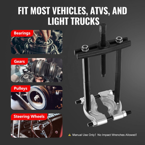 Herramientas para vehículos, 14 Uds., herramienta de extracción de extractor de rodamientos pequeños automotrices, Kit de herramientas de extractor de engranajes, separador de rodamientos y juego de extractor de engranajes - Product Image 6