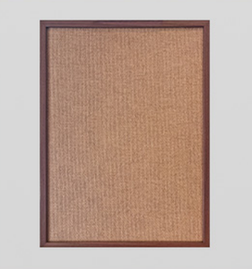 Panel Decorativo de Pared con Marco de Mimbre Natural Nórdico, Tela de Lino y Arpillera para Interiores, Puerta de Armario - Product Image 3