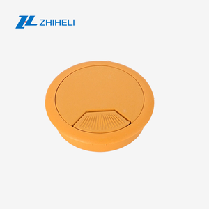 كابل مكتب بلاستيك مستدير ، غطاء سلك مكتب الكمبيوتر Grommet للمكتب ، غطاء ثقب منزلي ، كابل سلك جروميت - Product Image 5