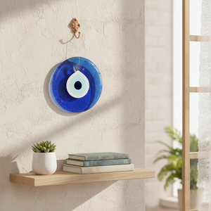 Décoration de maison murale en verre Evil Eyes 12CM - Product Image 3