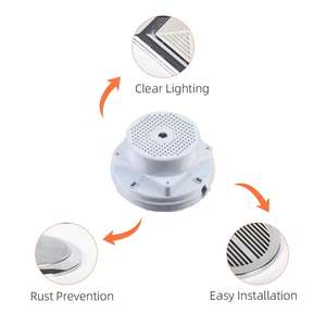 <span class=keywords><strong>Abat</strong></span>-<span class=keywords><strong>jour</strong></span> de douche en plastique blanc écologique au design moderne avec installation facile pour les toilettes et la salle de bain - Product Image 2