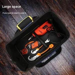 Bolsa <span class=keywords><strong>de</strong></span> Herramientas Oxford Resistente con Base <span class=keywords><strong>de</strong></span> Goma |   Bolsa <span class=keywords><strong>de</strong></span> Herramientas Multifuncional Impermeable para Electricistas e Instaladores - Product Image 2