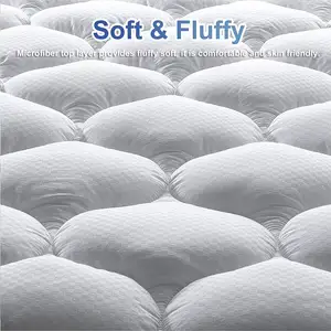 Custom Hot Sell Baumwolle Polyester Bambus faser Matratzen bezug weiß geste ppte voll angepasste Bettlaken Matratzen schoner