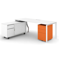 Bureau de direction moderne de luxe en bois, table de travail, designs de bureaux de direction, mobilier de bureau de direction de haute technologie