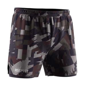 Pantalones Deportivos de Compresión de Secado Rápido para Gimnasio, Diseño Personalizado, Pantalones Cortos Deportivos 2 en 1 con Estampado de Camuflaje - Product Image 4