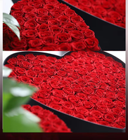 Groothandel Moederdag Valentijnsdag Cadeaus Rozen Eeuwigdurende Onsterfelijke Bloemen Everlasting Ge conserveerde Eeuwige Rozen in Hartvormige Doos