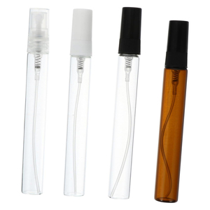 Envío Rápido, Disponibles en Stock, Frascos de Perfume Recargables de Vidrio de 2ml, 3ml, 5ml y 10ml, Mini Botellas de Muestra con Atomizador, Tapa Transparente, Impresión Serigráfica - Product Image 1
