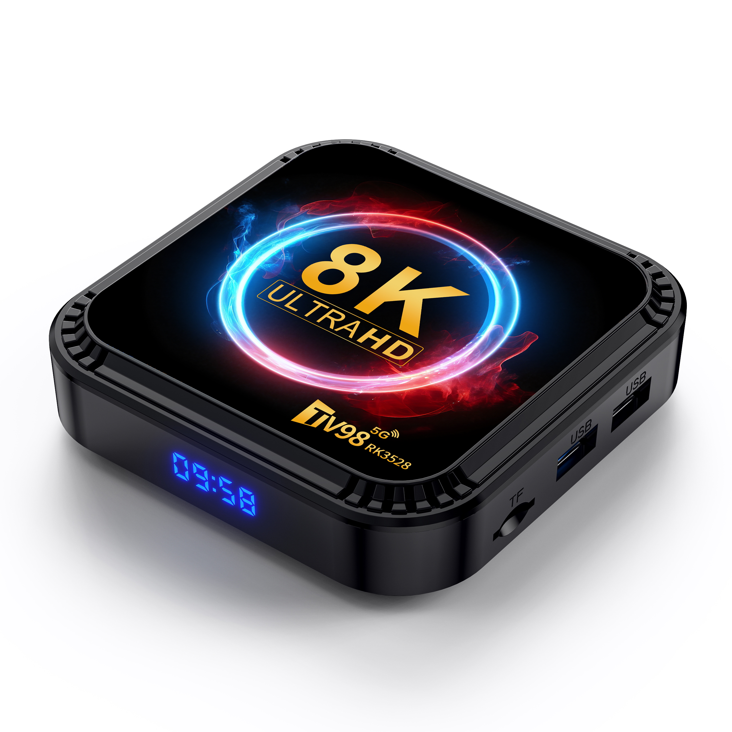 High Quality TV Box Android 13 8K Tv98rk3528 Quad Core ARM-A53