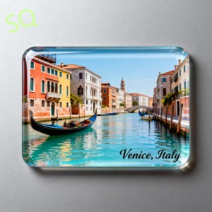 מזכרות נסיעות מותאמות אישית מזכרות למקרר אפוקסי 3d, מגנטים מקרר venetan, מגנטים לתיירות תרבות - Product Image 3