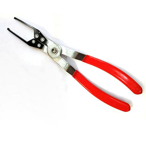 Pince de dépose de relais de voiture à poignée rouge en acier à haute teneur en carbone pour la réparation automobile et le retrait de clips de fusibles - Product Image 1