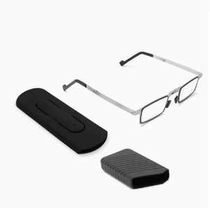 Lunettes de lecture rondes carrées PC pliables claires blanches fines correctrices grossissantes optiques universelles unisexes TY RC619-B - Product Image 1