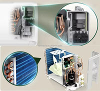 Climatisation split intelligente GREE avec pompe à chaleur 24000 BTU Inverter AC pour villa/commercial sans conduit HVAC