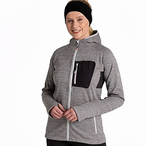 OEM Men's Outdoor Sporty Woven Coated Eco-Friendly Nylon/Cotton Fleece <b>Soft</b> <b>Shell</b> Winter <b>Jackets</b> Casual <b>Hooded</b> Windbreaker - Product Image 3
