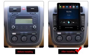 Système Android 13.0, écran 4G Tesla 2.5D pour <span class=keywords><strong>VW</strong></span> Jetta 5 2005-2010, <span class=keywords><strong>autoradio</strong></span> multimédia, lecteur vidéo, navigation GPS, RDS, DSP, SWC - Product Image 4