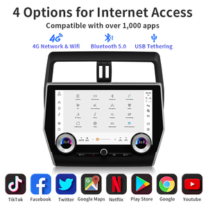 11.8 inch HD Car Stereo GPS navigation cho Toyota Prado 2010 2022 Android Auto Carplay Bluetooth âm nhạc wifi được xây dựng trong 4 máy ảnh - Product Image 6