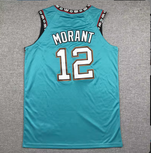 Nouveaux maillots de <span class=keywords><strong>basket</strong></span>-ball personnalisés pour hommes, en maille respirante à séchage rapide, avec broderie <span class=keywords><strong>Ja</strong></span> <span class=keywords><strong>Morant</strong></span> 12, uniforme de <span class=keywords><strong>basket</strong></span>-ball - Product Image 2
