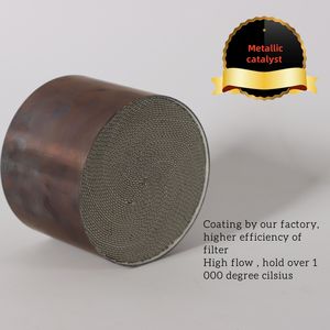 Substrat de catalyseur en nid d'abeille métallique de taille personnalisée pour le traitement d'échappement ATV/UTV Nouveau système d'échappement automobile - Product Image 3