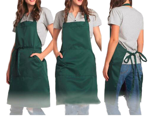 Tabliers de cuisine unisexes personnalisables avec logo, tablier de chef sans manches pour le travail dans les cafés et restaurants, durable, propre et uniforme - Product Image 3