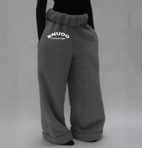 Pantaloni in lana Super caldi da donna pantaloni invernali <span class=keywords><strong>a</strong></span> <span class=keywords><strong>vita</strong></span> larga con elastico <span class=keywords><strong>a</strong></span> <span class=keywords><strong>vita</strong></span> <span class=keywords><strong>bassa</strong></span> pantaloni da donna - Product Image 1