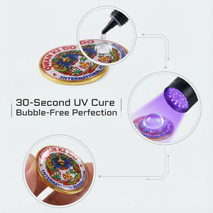 TIMESRUIi Resina Epossidica per Doming Senza Bolle - Cristallina e Resistente all'Ingiallimento per Gioielli, Portachiavi, Artigianato e Decorazioni - Product Image 6