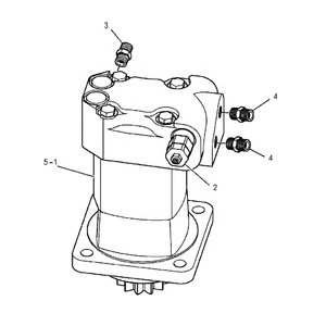 Peças para Escavadora 527-2610 5272610 301.7DCR <span class=keywords><strong>Motor</strong></span> de Giro 301.4C para <span class=keywords><strong>Caterpillar</strong></span> - Product Image 1