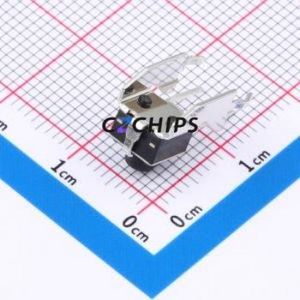 GT-TC102B-H060-L1 Tactile Switch Through hole,6.1x6.1mm Switch Single Pole Single Throw Round Button 2.5N Right Angle Insert - Product Image 2