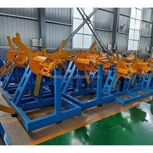 Nhà Máy bán hàng trực tiếp tiêu chuẩn cao 5t 7t 8t 10t đầy đủ tự động thủy lực uncoiler decoiler với tải xe