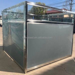 Chenil <span class=keywords><strong>pour</strong></span> <span class=keywords><strong>chien</strong></span> en acier inoxydable avec porte en verre trempé moderne <span class=keywords><strong>de</strong></span> luxe <span class=keywords><strong>pour</strong></span> <span class=keywords><strong>garderie</strong></span> <span class=keywords><strong>de</strong></span> chiens - Product Image 4