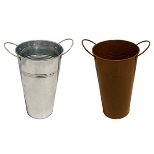 Maceta de Metal Francesa en Hierro, Estilo Moderno, Diseño Decorativo de Alta Gama, Decoración de Hogar de Lujo, Acabado de Alta Calidad - Product Image 1
