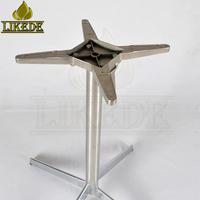 Nouvelle base de table pliante en aluminium moderne empilable