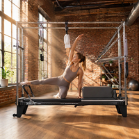 Table de Pilates 3-en-1 Cadillac Trapeze en alliage d'aluminium professionnel avec ressorts silencieux pour studio de fitness de luxe