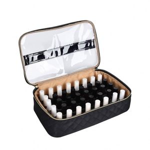 Sac à dos organisateur de vernis à ongles BSCI avec 80 flacons, double couche, grand sac de rangement pour vernis à ongles - Product Image 4