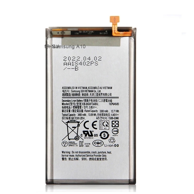 Replacement Original Phone Battery EB-BG973ABU for Samsung Galaxy S10 S10 X SM-G9730 EB-BG973ABE 3300mAh CELLPhone Batteries