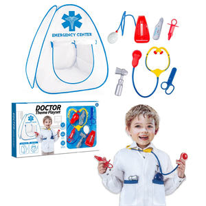 Uniformes de policía para niños y niñas, juguetes de imitación, equipo de juego con temática del Departamento de Policía - Product Image 6