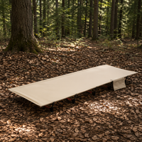 Lit de camping pliable ultraléger et compact en aluminium et tissu Oxford pour l'extérieur, idéal pour les voyages (OEM)