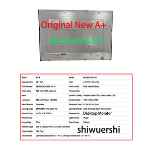 Vente en gros d'écrans LCD originaux neufs A+28.2" MV282CVB-N10 MV282CVM-N11 MV282QWB-N10 LQ283G1TW11 LP285A6NW02 - Product Image 3