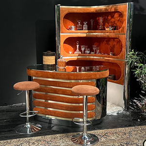 Armoire de <span class=keywords><strong>bar</strong></span> triangle personnalisée de luxe Armoire de rangement design italienne haut de gamme Armoire haute de présentation - Product Image 5