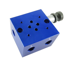 บล็อกวาล์วไฮดรอลิก 6 ช่อง 02-1W วาล์วควบคุมแบบปรับได้ด้วยมือ - Product Image 5