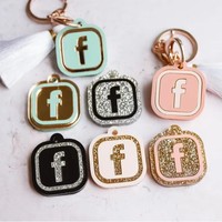 Porte-clés NFC personnalisé avec logo d'entreprise, pendentif NFC compatible avec les outils NFC et les applications de réseaux sociaux