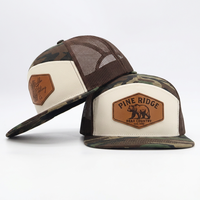 Gorra de béisbol tipo camionero con visera plana de 7 paneles, transpirable, impermeable, con espalda de malla y cierre a presión, personalizada con impresión OEM al por mayor